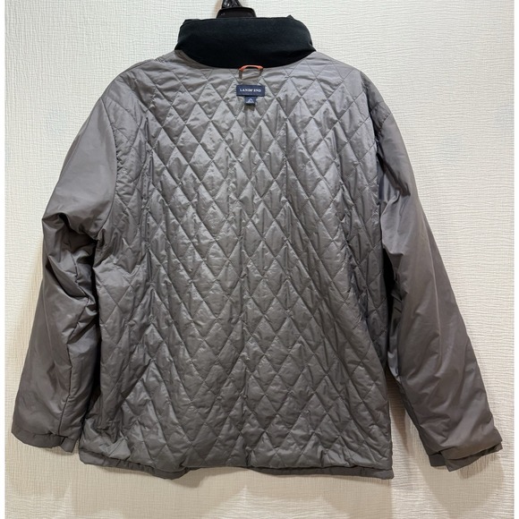 Lands' End Hoodie Jacket Men's XXL‎ Aquacheck Full Zip Insulated Cold Weather - Picture 7 of 11